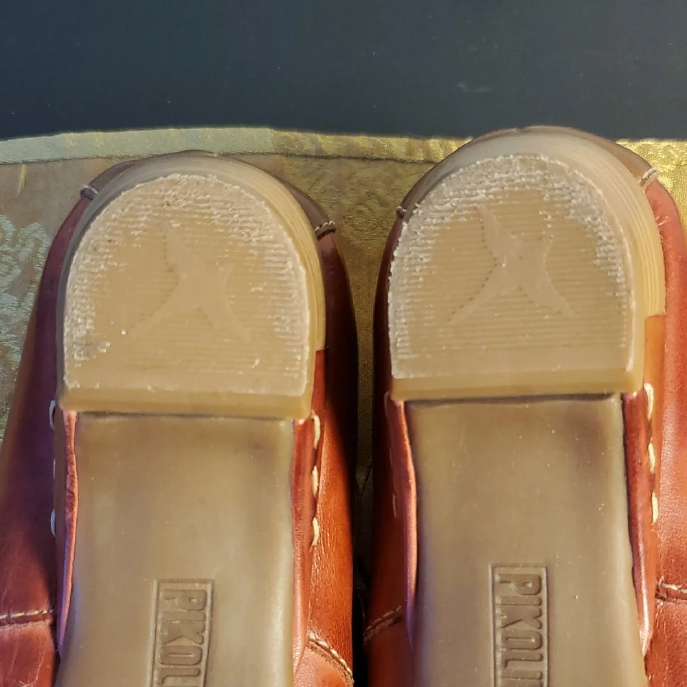 🦋NIB Pikolinos Red Leather Mary Jane Shoes - Picture 13 of 16